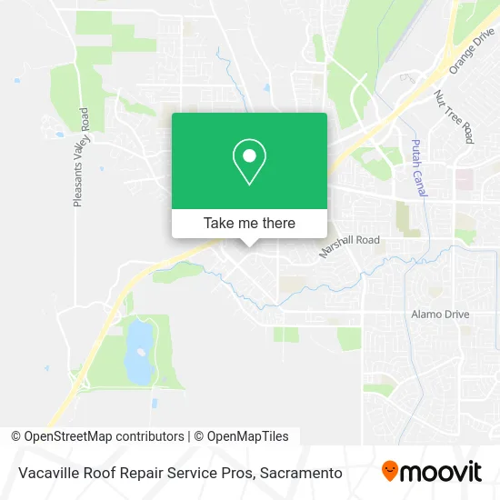 Mapa de Vacaville Roof Repair Service Pros