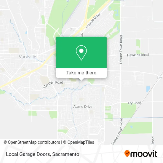 Mapa de Local Garage Doors