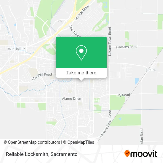Reliable Locksmith map