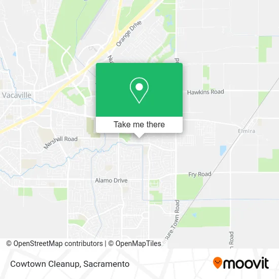 Cowtown Cleanup map