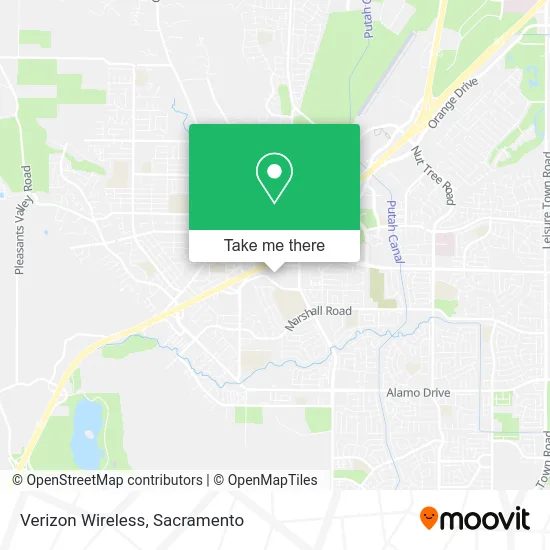 Mapa de Verizon Wireless