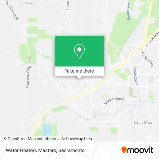Mapa de Water Heaters Masters