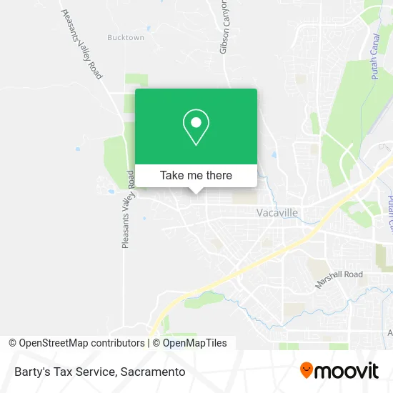 Barty's Tax Service map