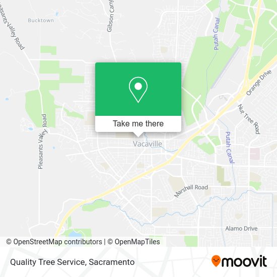Quality Tree Service map