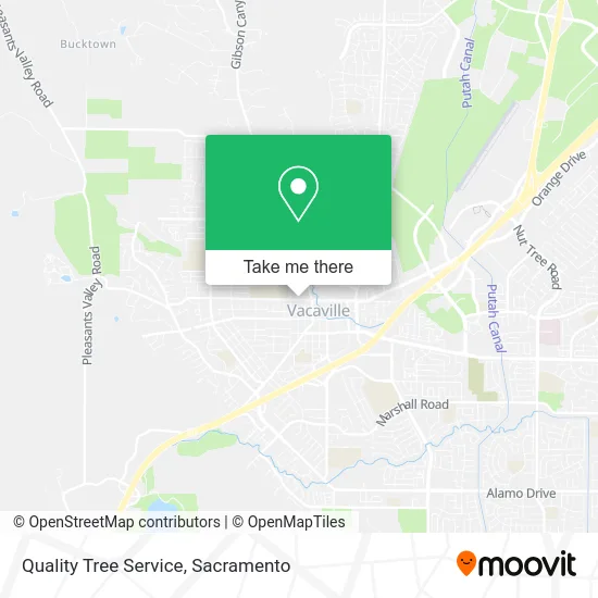 Quality Tree Service map