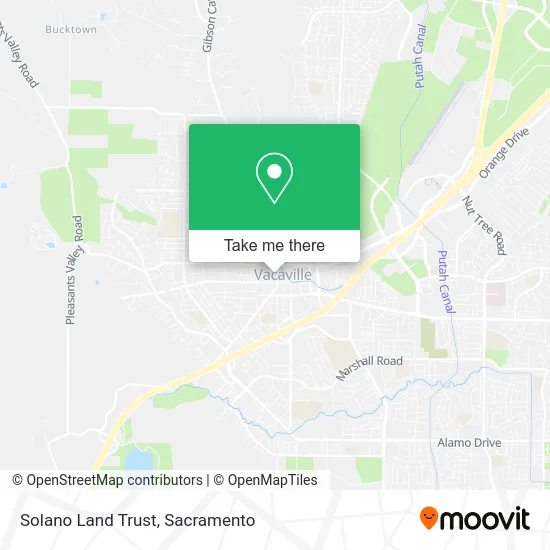 Solano Land Trust map