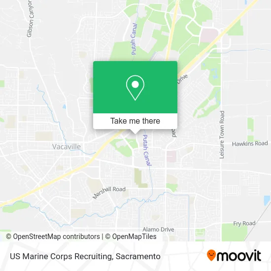 Mapa de US Marine Corps Recruiting