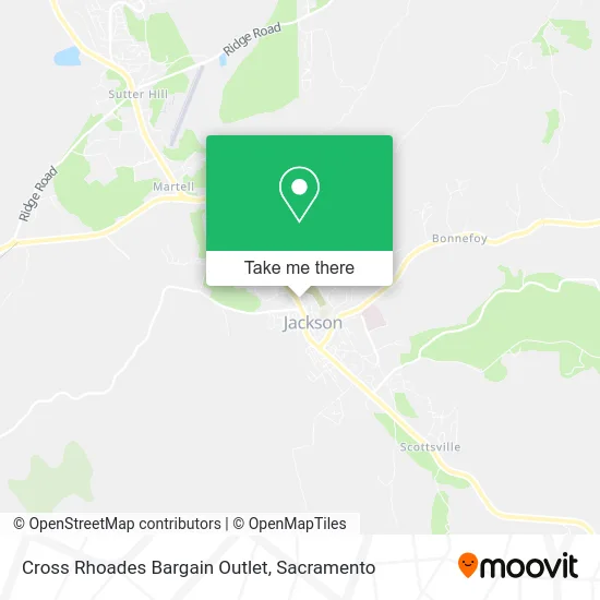 Cross Rhoades Bargain Outlet map