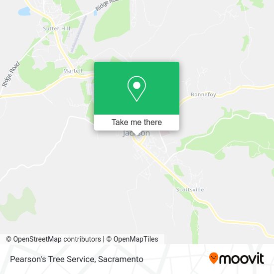 Pearson's Tree Service map