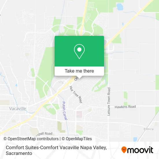 Mapa de Comfort Suites-Comfort Vacaville Napa Valley