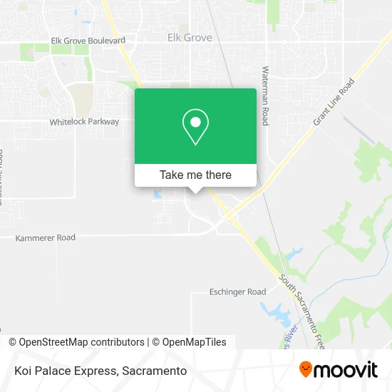 Mapa de Koi Palace Express