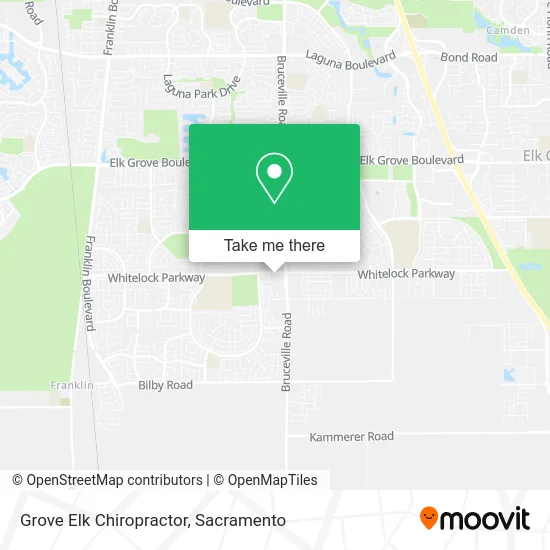 Grove Elk Chiropractor map