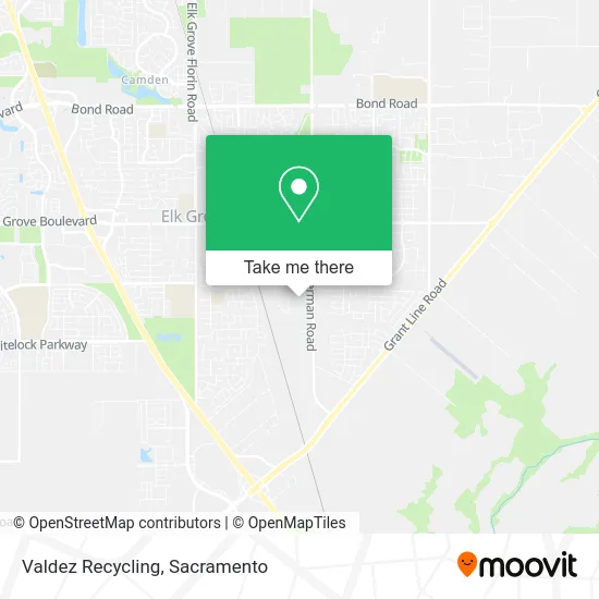 Valdez Recycling map