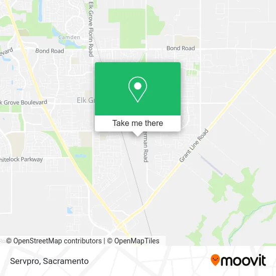 Servpro map