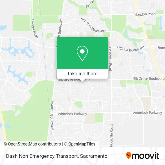 Dash Non Emergency Transport map