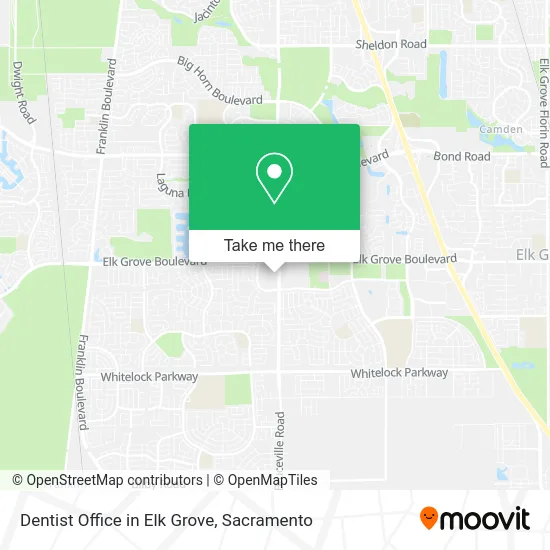 Mapa de Dentist Office in Elk Grove