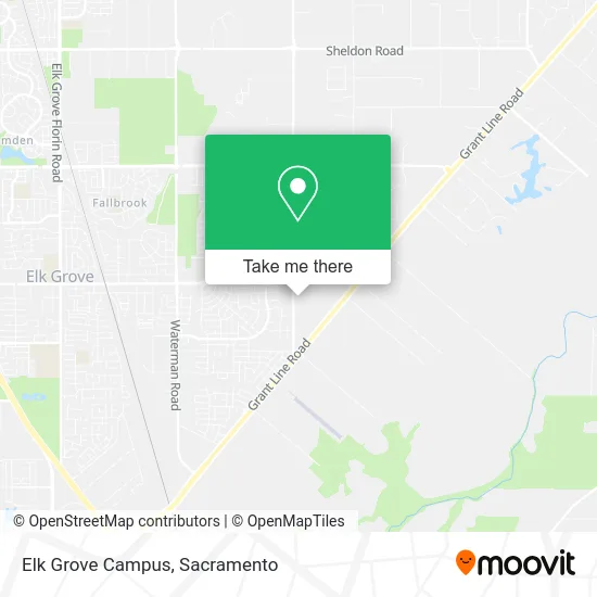 Elk Grove Campus map