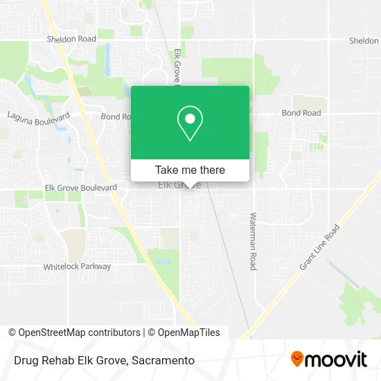 Mapa de Drug Rehab Elk Grove