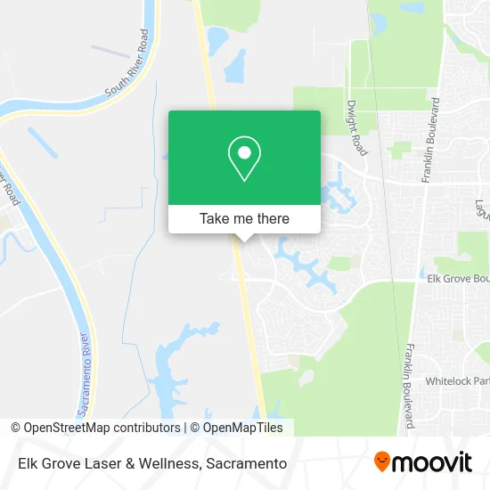 Elk Grove Laser & Wellness map