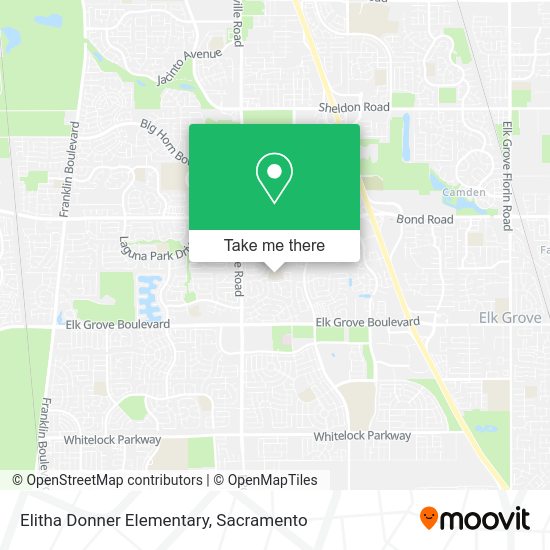 Elitha Donner Elementary map