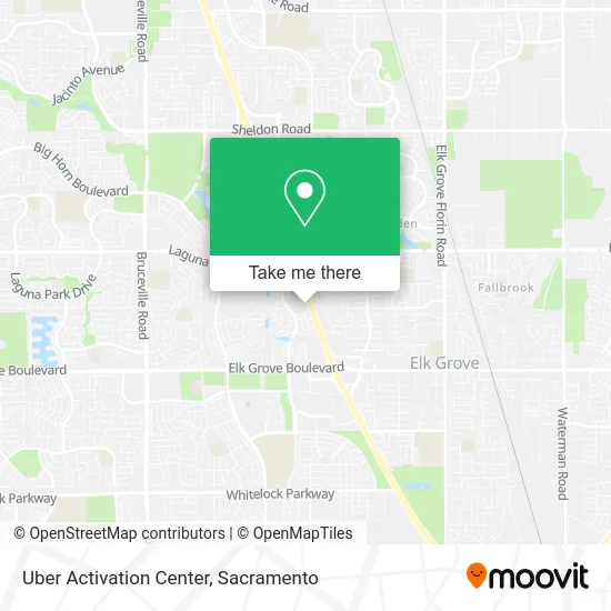 Uber Activation Center map