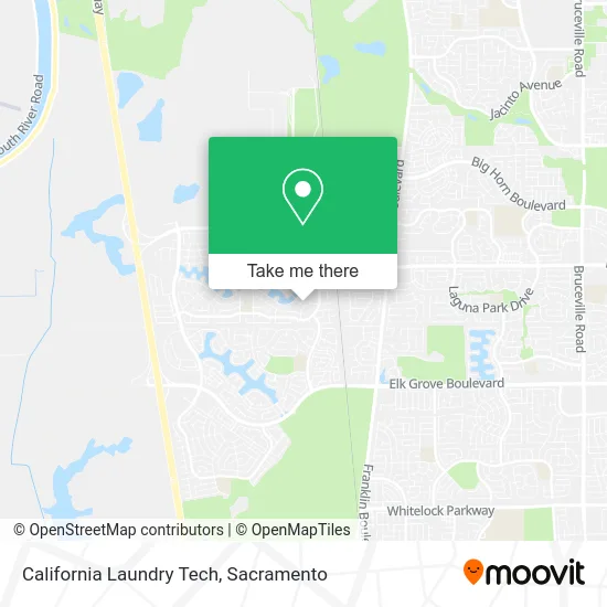 California Laundry Tech map