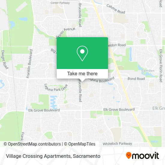 Mapa de Village Crossing Apartments
