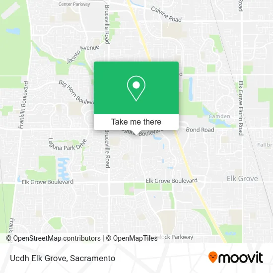 Mapa de Ucdh Elk Grove