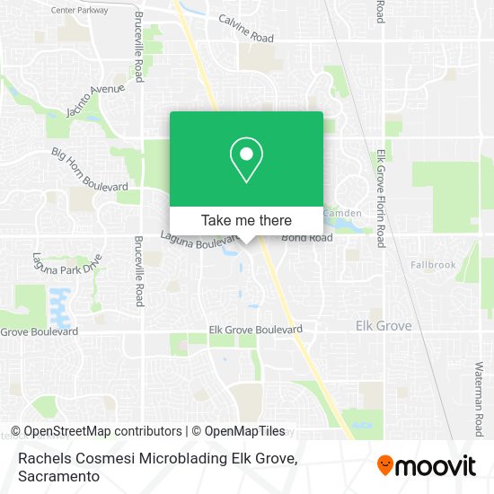 Rachels Cosmesi Microblading Elk Grove map