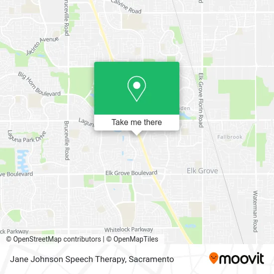 Jane Johnson Speech Therapy map
