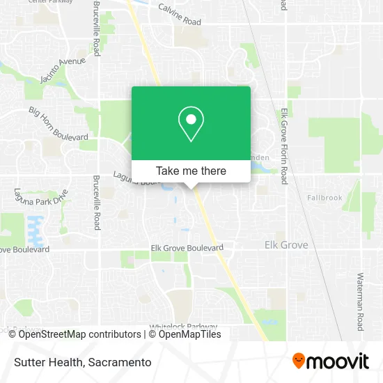 Sutter Health map