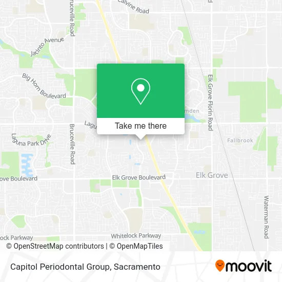 Capitol Periodontal Group map