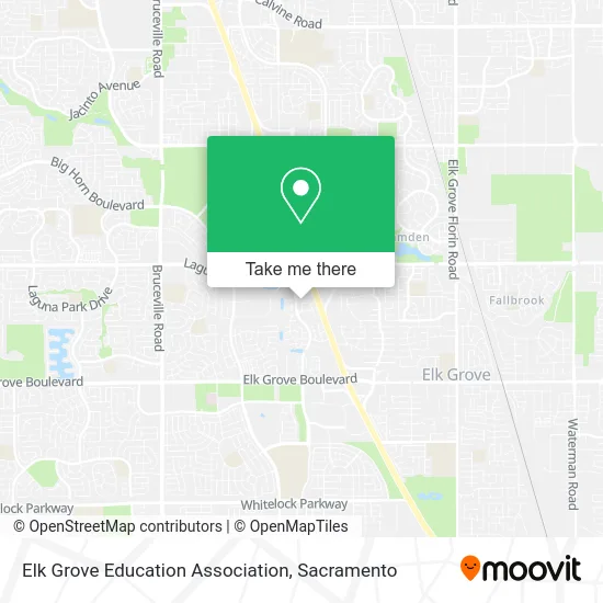 Elk Grove Education Association map