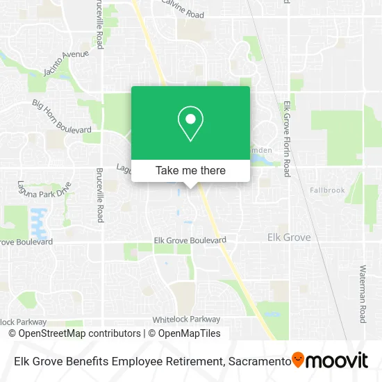 Elk Grove Benefits Employee Retirement map