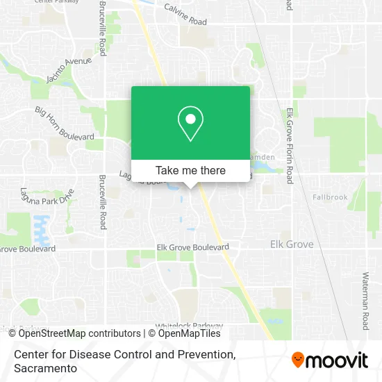 Center for Disease Control and Prevention map