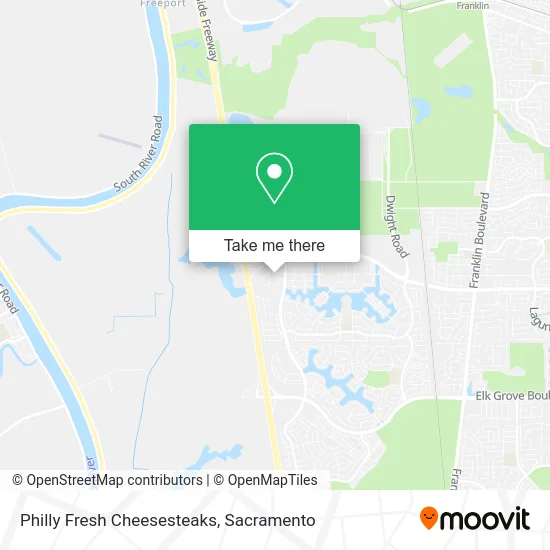 Philly Fresh Cheesesteaks map