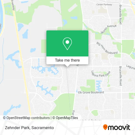 Mapa de Zehnder Park