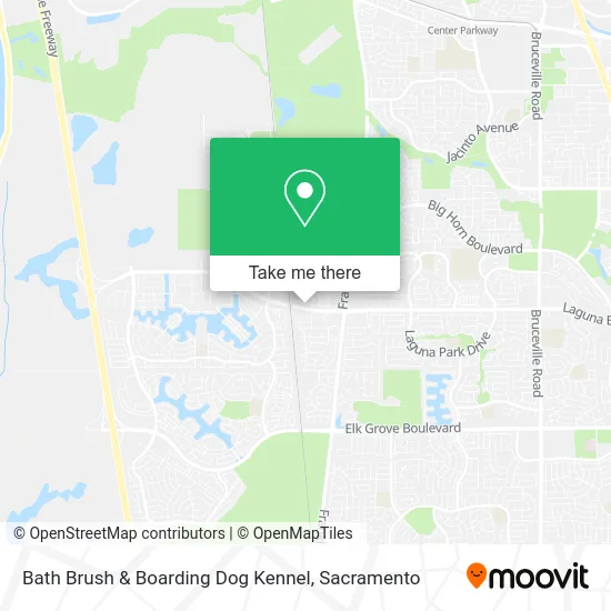 Bath Brush & Boarding Dog Kennel map
