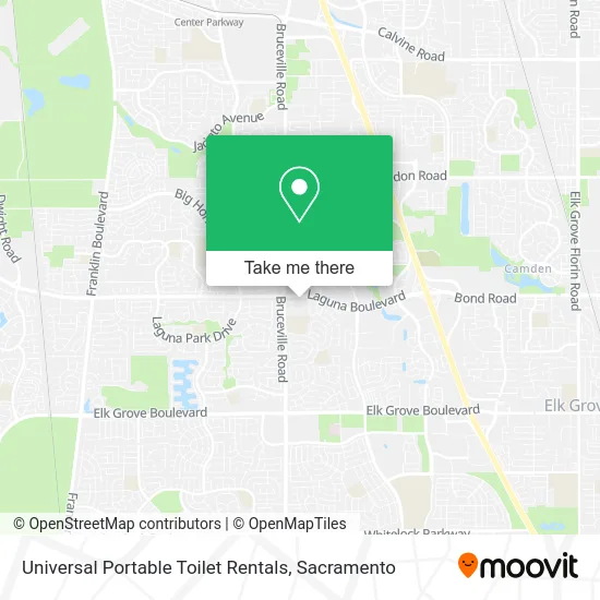 Mapa de Universal Portable Toilet Rentals