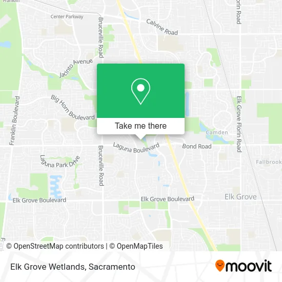 Mapa de Elk Grove Wetlands