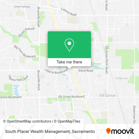 South Placer Wealth Management map