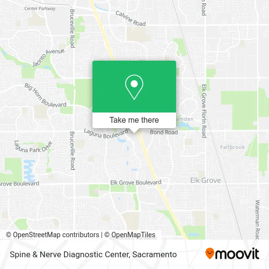 Spine & Nerve Diagnostic Center map