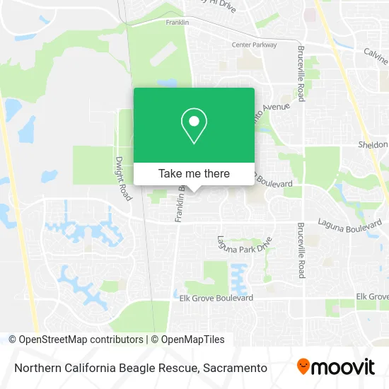 Northern California Beagle Rescue map