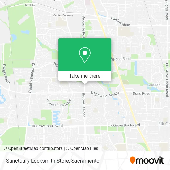 Mapa de Sanctuary Locksmith Store