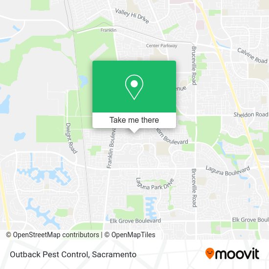 Outback Pest Control map