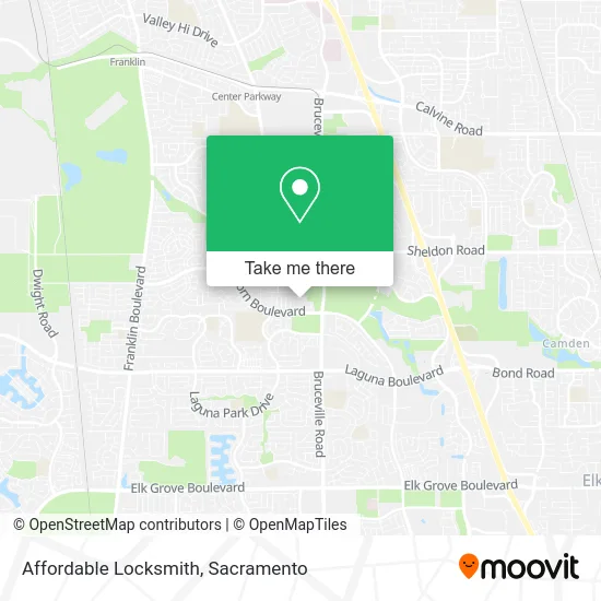 Mapa de Affordable Locksmith