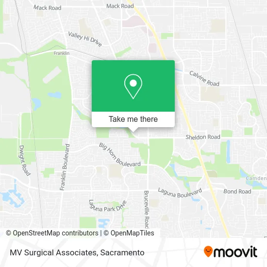 MV Surgical Associates map