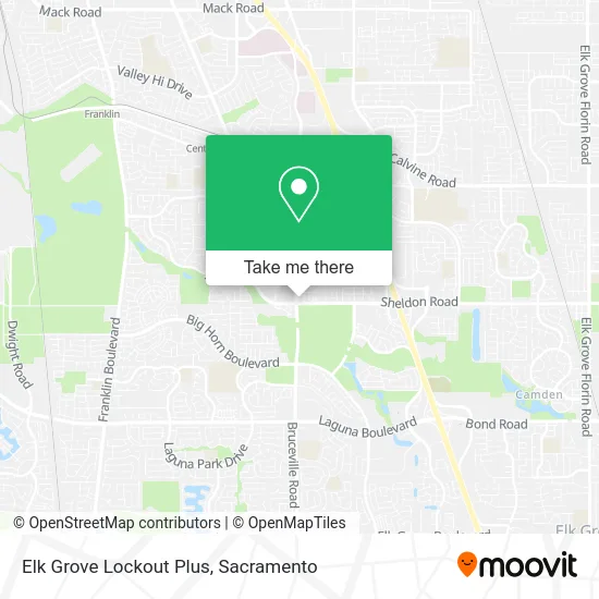 Elk Grove Lockout Plus map