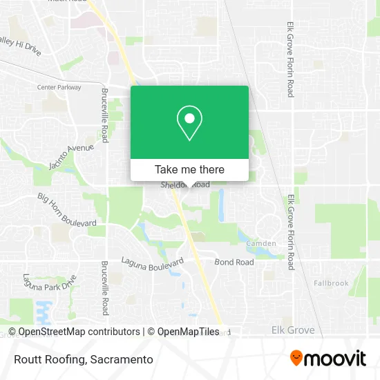 Routt Roofing map