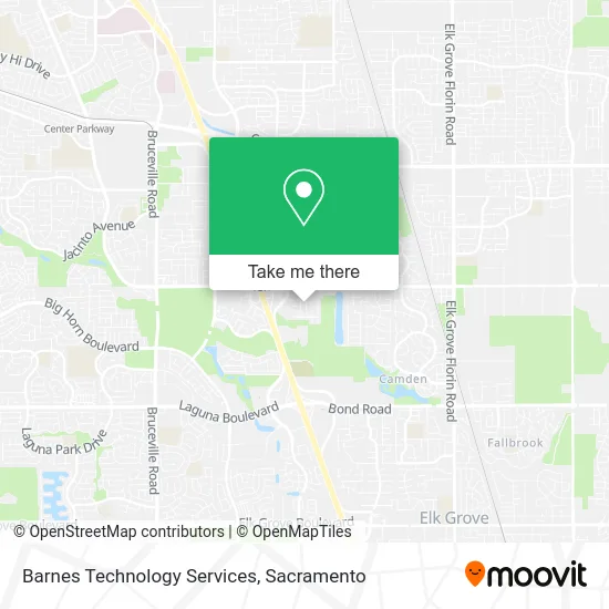 Barnes Technology Services map